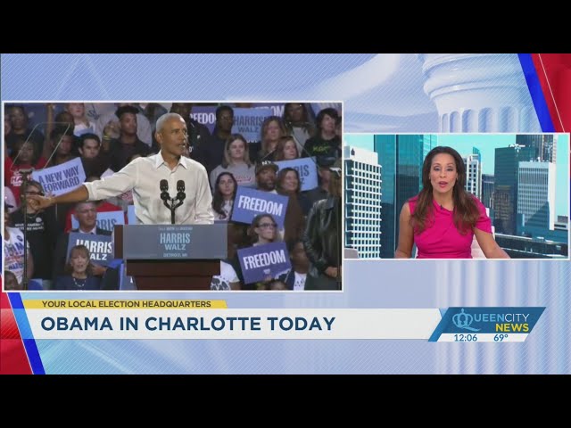 ⁣Vance, Obama and more visit as NC exceeds 2.3 million early votes