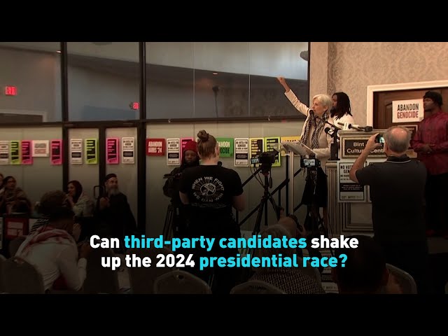 ⁣Can third-party candidates shake up the 2024 presidential race?