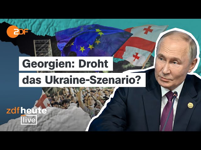 ⁣Russland oder EU? Warum Georgien vor einer Schicksalswahl steht | ZDFheute live