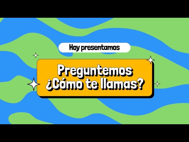 ⁣¿Cómo se dice?: aprendemos a preguntar ¿cómo te llamas? en Lengua de Señas Peruana | Canal IPe