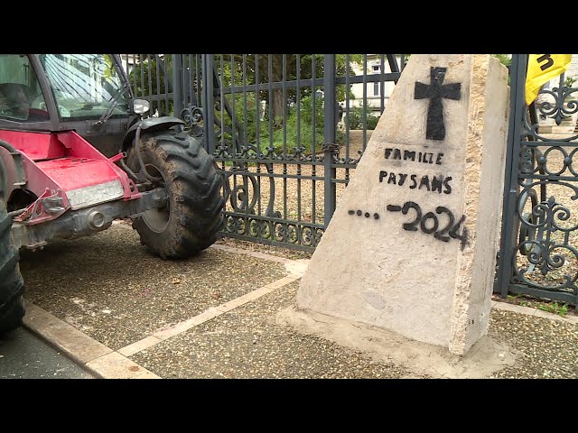 ⁣Agriculteurs : toujours en colère à Périgueux