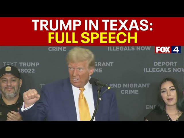 ⁣Trump rally in Austin: FULL NEWS CONFERENCE