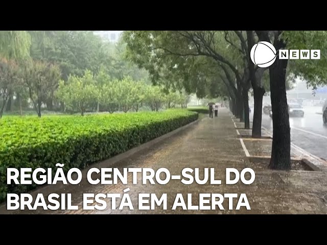 ⁣Veja a previsão do tempo para a região centro-sul do país neste fim de semana