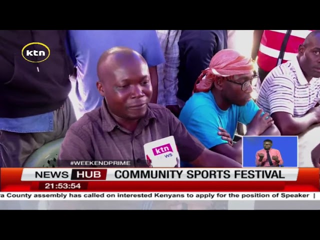 ⁣Community sports festival held at Kariobangi to foster unity among community & their leaders