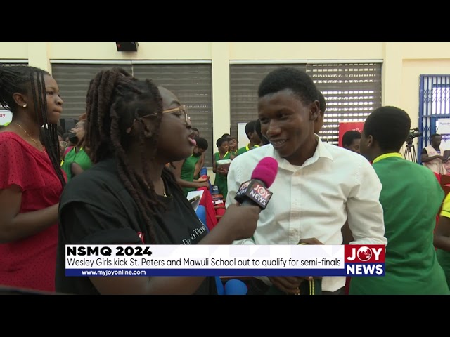 NSMQ 2024: Wesley Girls kick St. Peters and Mawuli School out to qualify for semi-finals