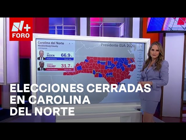 ⁣Carolina del Norte: La batalla por los votos en un estado columpio - Paralelo 23