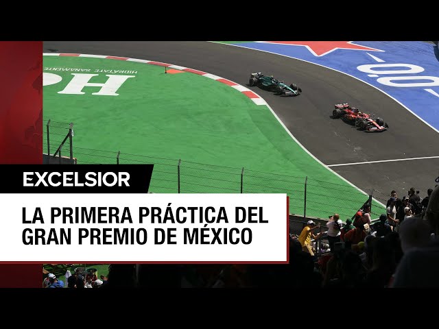 ⁣Fórmula 1: Arranca trompicada la primera práctica del Gran Premio de México 2024