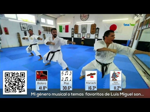 ⁣Este 25 de octubre se celebra el día del karate y Jaime se fue a tomar unas clases.