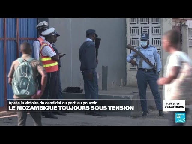 ⁣Le Mozambique sous tension après les résultats de la présidentielle, l'opposition mobilisée