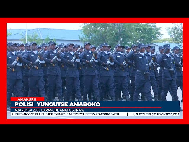 Abapolisi binjiye muri Polisi y’u Rwanda basabwe kwitwararika mu kazi kabo