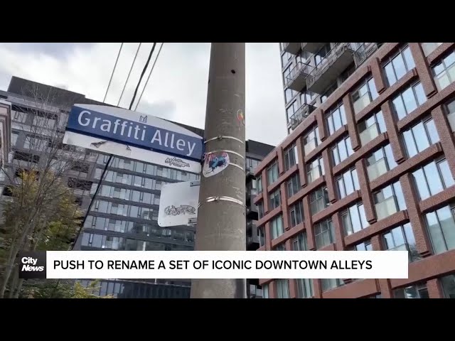 ⁣A push to officially rename iconic city alleyway