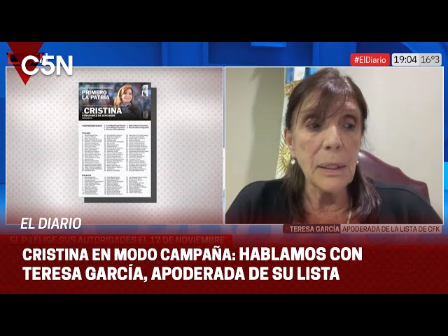 ⁣Otra aparición SORPRESA de CRISTINA KIRCHNER: hablamos con TERESA GARCÍA