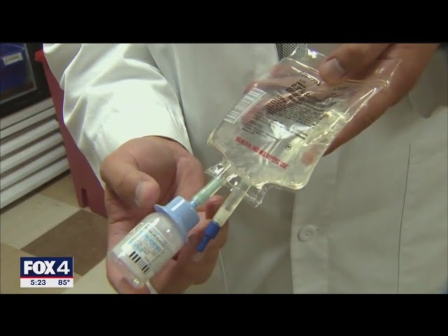 ⁣Nationwide IV fluid bag shortage hits North Texas hospitals