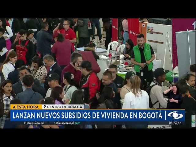 ⁣Lanzan dos nuevos subsidios de vivienda de interés social en Bogotá