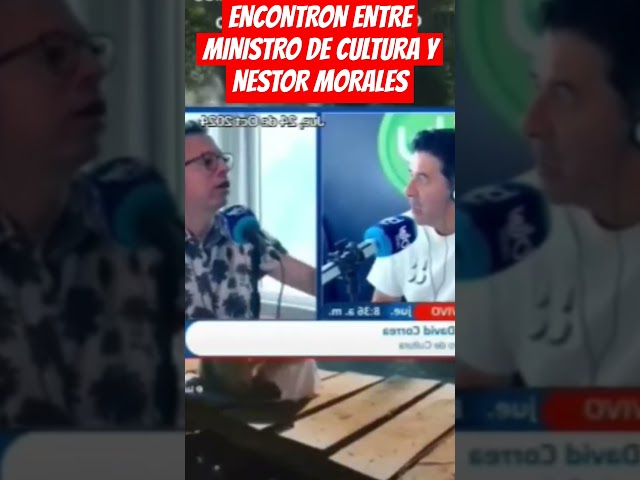 ⁣ENCONTRON ENTRE MINISTRO DE CULTURA Y NESTOR MORALES