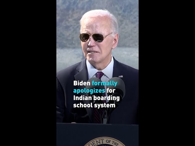 ⁣Biden formally apologizes for Indian boarding school system