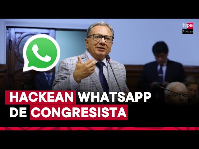 ⁣Congresista Carlos Anderson denuncia que le hackearon el WhatsApp para pedir dinero a su nombre