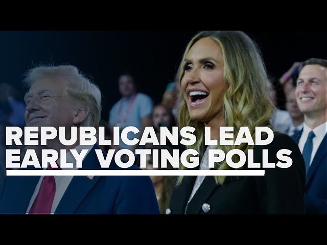 ⁣Lara Trump says RNC is excited about Republicans' apparent lead in early voting numbers