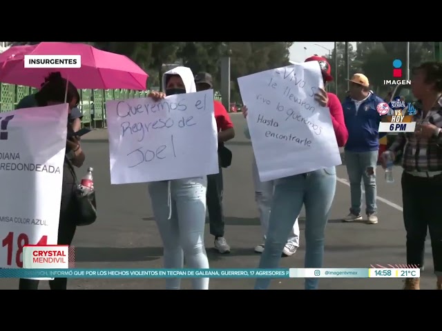 ⁣Bloqueo en Insurgentes Sur por la desaparición de un taxista | Noticias con Crystal Mendivil