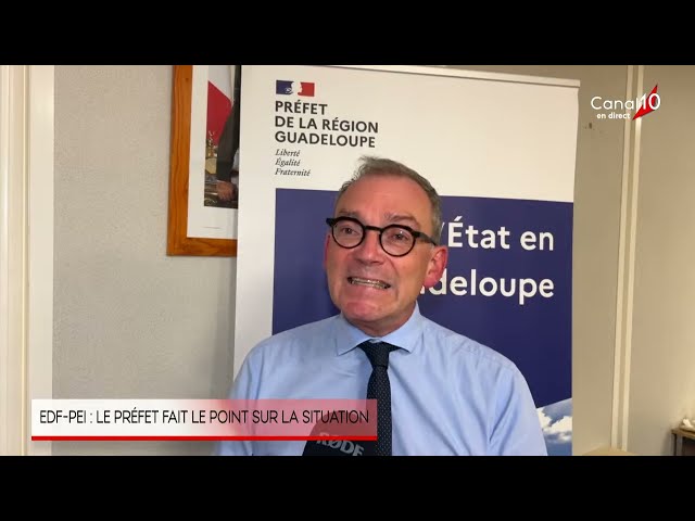 ⁣EDF-PEI : LE PREFET FAIT LE POINT SUR LA SITUATION