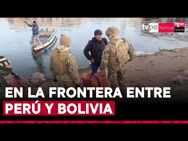 ⁣Bolivia intensifica operativos de contrabando hacia Perú