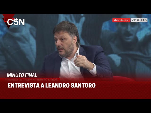 ⁣LEANDRO SANTORO: ¨El ESQUEMA de MILEI DESTRUYE el EMPLEO¨