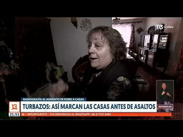 ⁣Turbazos: así marcan las casas antes de asaltos