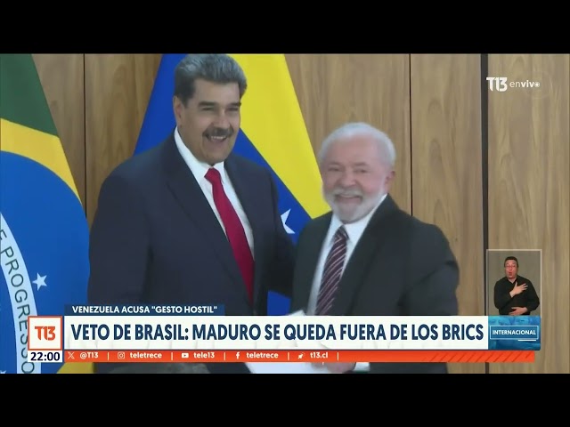 ⁣Veto de Brasil: Maduro se queda fuera de los Brics