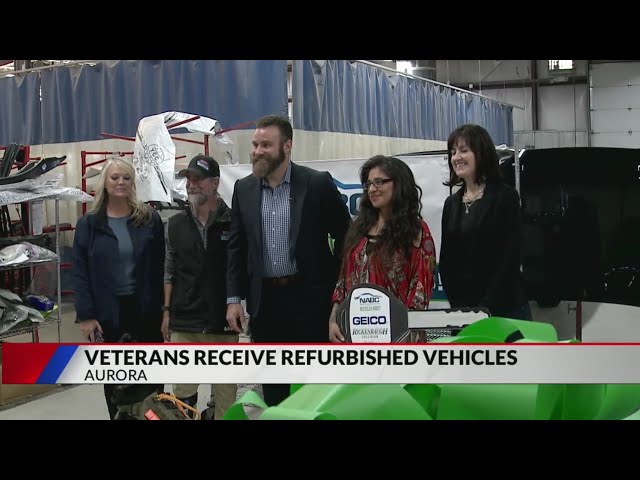 ⁣Veterans gifted free refurbished vehicles