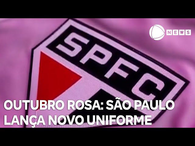 ⁣São Paulo lança camisa para o Outubro Rosa 2024