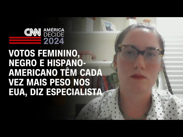 ⁣Votos feminino, negro e hispano-americano têm cada vez mais peso nos EUA, diz especialista | WW