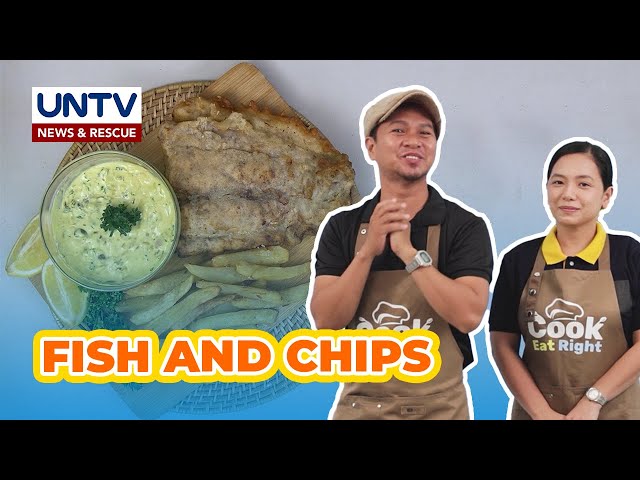 ⁣FISH AND CHIPS | COOK EAT RIGHT