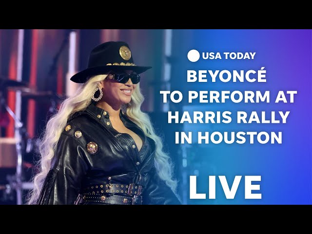 ⁣Watch live: Beyoncé to perform at Harris rally in Houston, Texas