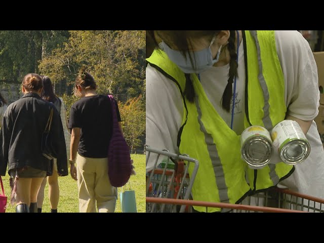 ⁣First-year international students can't access food bank