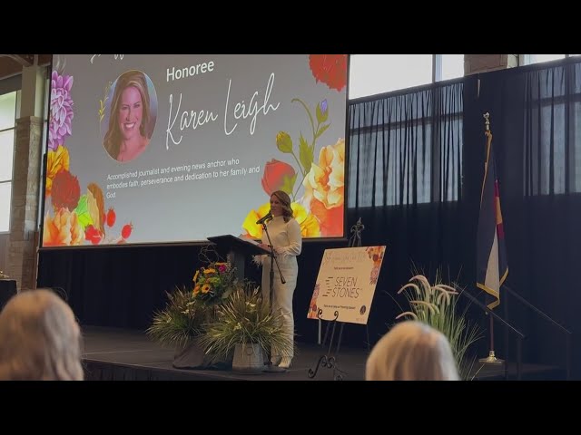 ⁣Karen Leigh given the Women Who Soar award