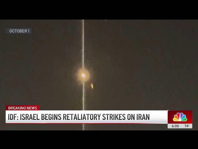 ⁣Israel says it has launched retaliatory attacks in Iran