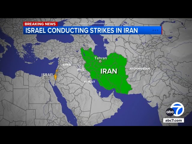 ⁣Israeli military launches strikes on military targets in Iran, officials say