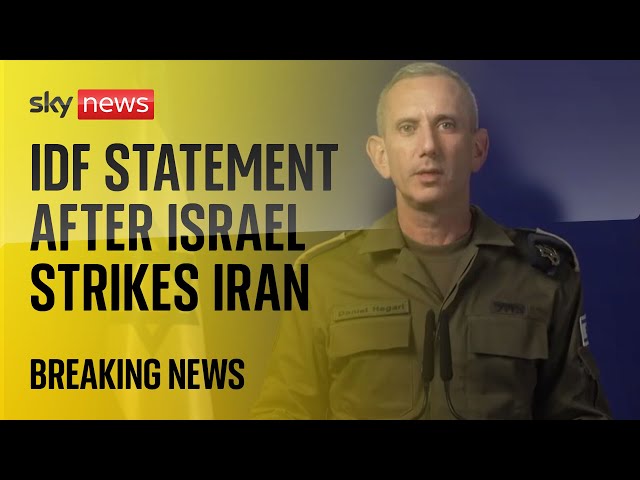 ⁣IDF News Conference after Israel carries out strikes on Iran