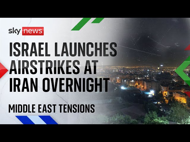 ⁣Watch live: Israel launches series of airstrikes at Iran overnight