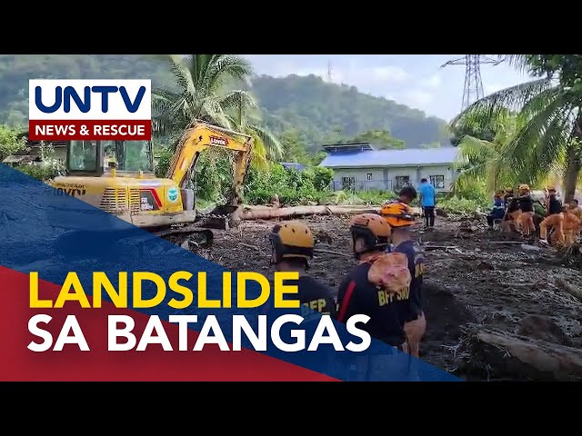 ⁣Search and retrieval ops sa nangyaring landslide sa Talisay, patuloy; Nasawi, nasa 18 na