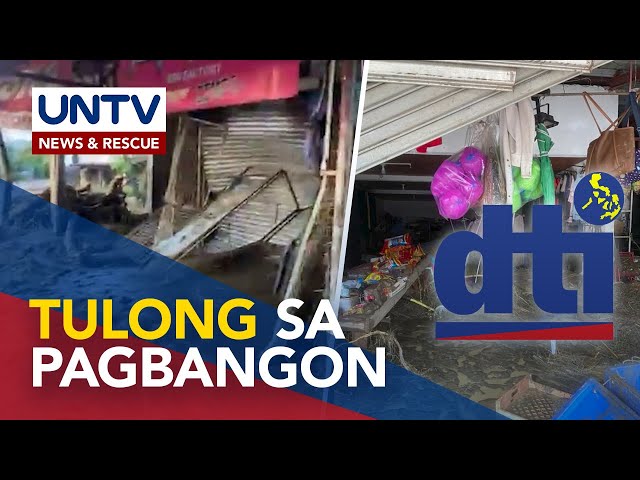 ⁣Mga negosyanteng naapektuhan ng bagyong Kristine, handang tulungan ng gobyerno