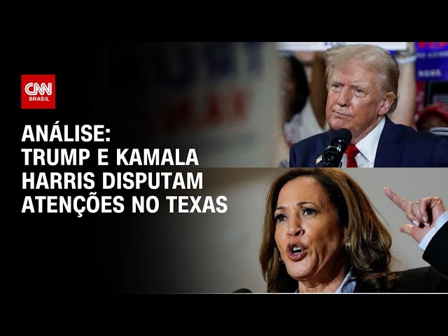 ⁣Análise: Trump e Kamala Harris disputam atenções no Texas | WW