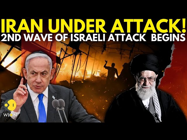 ⁣Israel Attacks Iran: Iran's Shiraz City Under Attack | 2nd Wave of Missile Attack Begins | WION