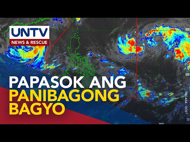 ⁣Bagong bagyo na Tropical Storm Kong-Rey, papasok na ng PAR - PAGASA