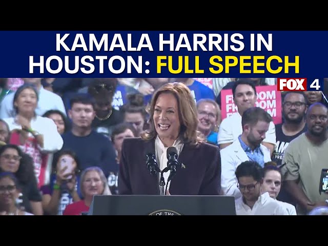 ⁣Kamala Harris at Houston rally: FULL SPEECH