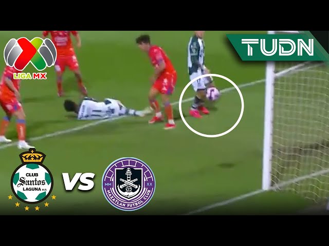 ⁣¿Cómo se falla eso 'Choco' Lozano? | Santos 0-0 Mazatlán | Liga Mx -AP2024 - J14 | TUDN