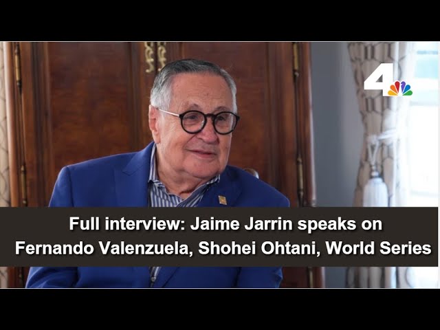 ⁣Jaime Jarrin on Fernando Valenzuela, Ohtani and World Series