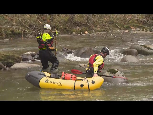 ⁣Body of man swept away during atmospheric river in Coquitlam found