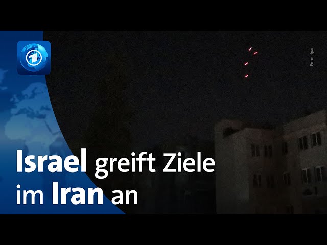 ⁣Nahost: Israel greift Ziele im Iran an