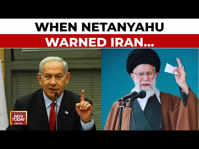 ⁣Israel Attacks Iran: Look Back At Israeli PM Netanyahu's Strong Warning To Iran At UN | Israel-